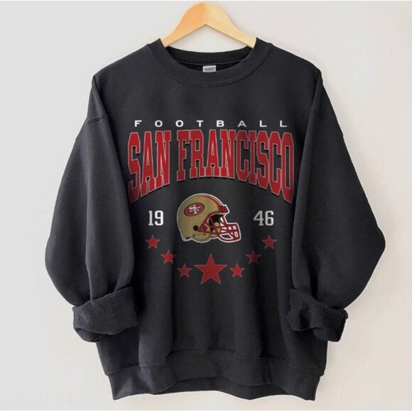 Vintage San Francisco 49ers Style Sweatshirt, San Francisco 49ers NFL Football - Picture 1 of 2